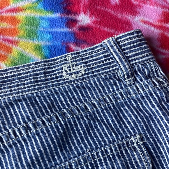 Late 80s/Early 90s striped Ralph Lauren nautical denim shorts - Picture 5 of 5